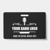 バンドロゴ（幅） バッジ (正面)