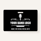 バンドロゴ（幅） バッジ (正面)