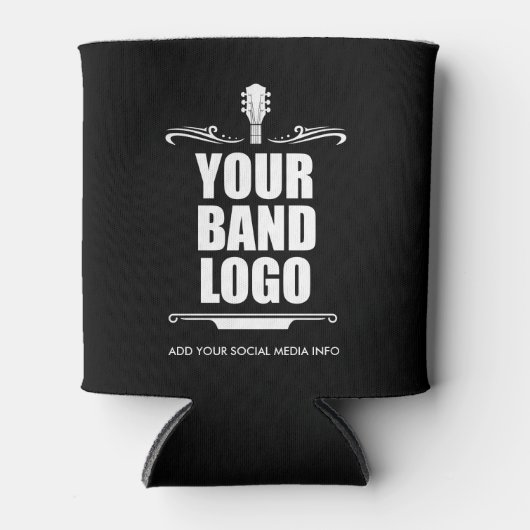 バンドロゴ 缶クーラー (正面)