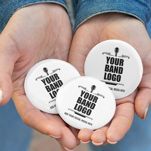 バンドロゴ 缶バッジ