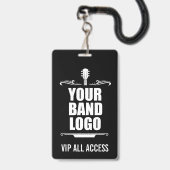 バンドロゴVIP バッジ (正面（ネックストラップ付）)