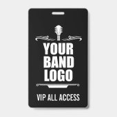バンドロゴVIP バッジ (正面)