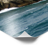 バンドンオレゴンの有名な顔ロックフォトプリント フォトプリント            (角)