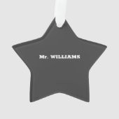 バンド先生鑑賞ミュージカル素晴らしノート オーナメント (裏面)