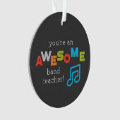 バンド先生鑑賞ミュージカル素晴らしノート オーナメント (正面)