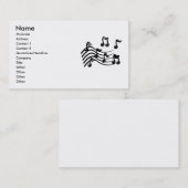 バンド及びミュージシャンの音楽のための明白な名刺 名刺 (正面/裏面)