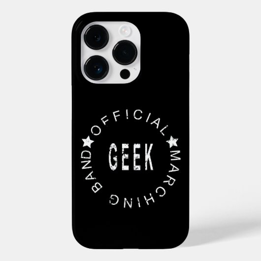 バンド引用文公式マーチングバンドギーク Case-Mate iPhoneケース (裏面)