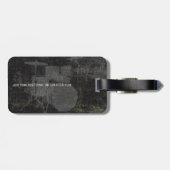 バンド旅行のドラマー ラゲッジタグ (裏面横)