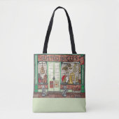 バンド楽器ミュージックショップウォーターカラートートバッグ トートバッグ (正面)