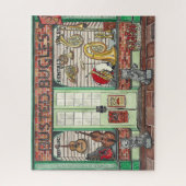 バンド楽器ミュージックショップウォーター色 ジグソーパズル (縦)