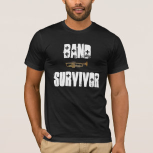 バンド生存者のトランペットのティー Tシャツ