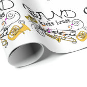 バンド蹴真鍮 ラッピングペーパー (ロールコーナー)