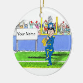 バンド、サクソフォン – 女性 セラミックオーナメント (左)