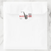 バンド/ラブ/サクソフォネス・ロック ラウンドシール (バッグ)