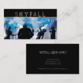 バンド、ロック、歌手のパフォーマンスエンターテイメント 名刺 (正面/裏面)