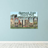 バンナック州パーク,モンタナ キャンバスプリント (インサイチュ (ウッドフロア))