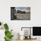 バンナック幽霊タウンメインレット2 – モンタナ ポスター (ホームオフィス)