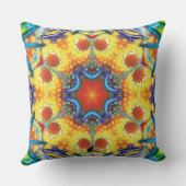 バンナプディン万華鏡のように千変万化するパターン枕 クッション (裏面)