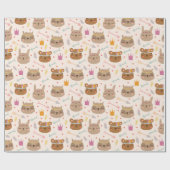 バンニとクマ ラッピングペーパー (フラット)