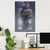 バンニチオ |灰色の枠のポスター ポスター (ホームオフィス)