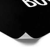 バンニラコーンおもしろいバニーバニラダークBG ポスター (角)