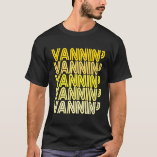 バンニンイエローレトロヴァンナーヴァニングネイションバンライフ Tシャツ