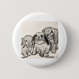 バンニーのバンド 缶バッジ