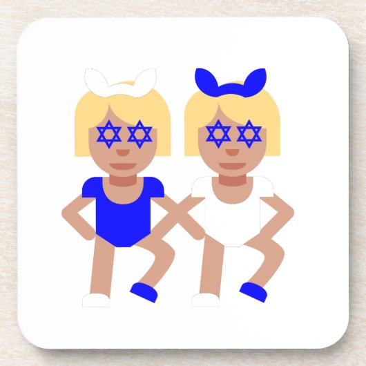 バンニーイヤーズhanukkah コースター (正面)