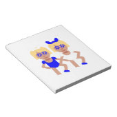 バンニーイヤーズhanukkah ノートパッド (アングル)