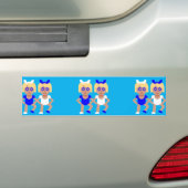 バンニーイヤーズhanukkah バンパーステッカー (車上)