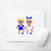 バンニーイヤーズhanukkah マウスパッド (マウス)