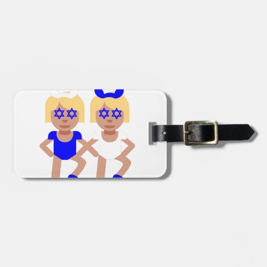 バンニーイヤーズhanukkah ラゲッジタグ (正面横)