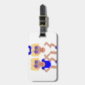 バンニーイヤーズhanukkah ラゲッジタグ (正面縦)