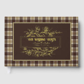 バンノックベンオリジナルスコットランドタータンチェック ゲストブック (正面)