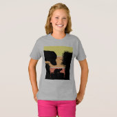 バンハント・ノーズワーク:犬とネズミのにおい探し Tシャツ (正面フル)