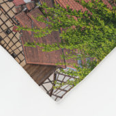 バンバーグの上から旧市街のパノラマの景色 フリースブランケット (角)