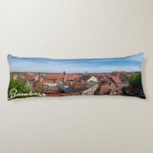 バンバーグの上から旧市街のパノラマの景色 ボディピロー (裏面)