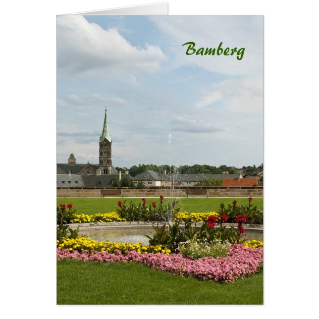 バンバーグ挨拶カード (正面)