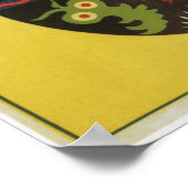 バンバーグ~フー・マンチュ・マジシャン~ヴィンテージ魔法法 ポスター (角)