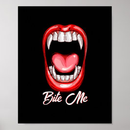 バンパイアおもしろいバイトハロウィーン ポスター