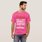 バンパイアおもしろいプレボトミスト静脈切除術 Tシャツ (正面フル)