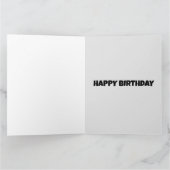 バンパイアおもしろい誕生日グリーティングカード カード (内部)