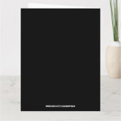 バンパイアおもしろい誕生日グリーティングカード カード (裏面)