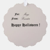 バンパイアかわいらしドールオーナメントカード オーナメントカード (裏面)