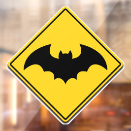 バンパイアこうもり警告ズハロウィーン ウィンドウサイン