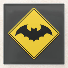 バンパイアこうもり警告ズハロウィーン ガラスコースター