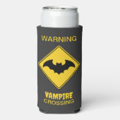 バンパイアこうもり警告ズハロウィーン スリム缶クーラー (Seltzer裏面)