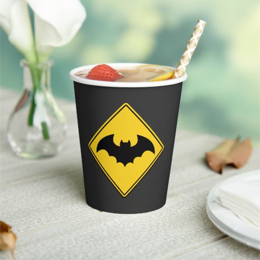 バンパイアこうもり警告ズハロウィーン 紙コップ (インサイチュ)