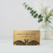 バンパイアこうもり金ゴールド 名刺 (スタンド正面)