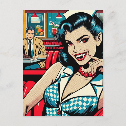 バンパイアアットザレトロダイナー ポストカード (正面)